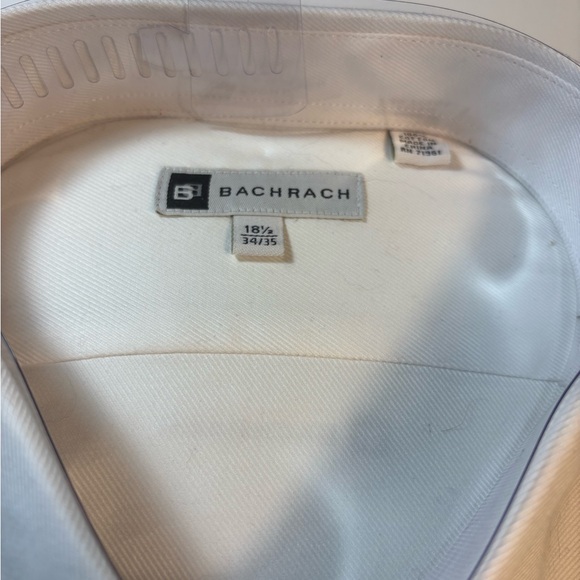 Bachrach Men's White Shirt - Picture 3 of 5